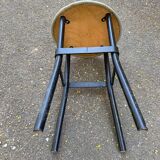 Pair of black and gray stools from the 60s
