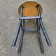 Pair of black and gray stools from the 60s