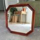 Vintage Italian octagonal mirror from the 60s