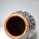 Small Moroccan Safi vintage handcrafted pottery vase