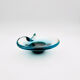 Murano Ashtray Galliano Ferro Sommerso Emerald Green 1960