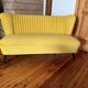 Mid-Century Scandinavian Modern Velvet Sofa, 1950s