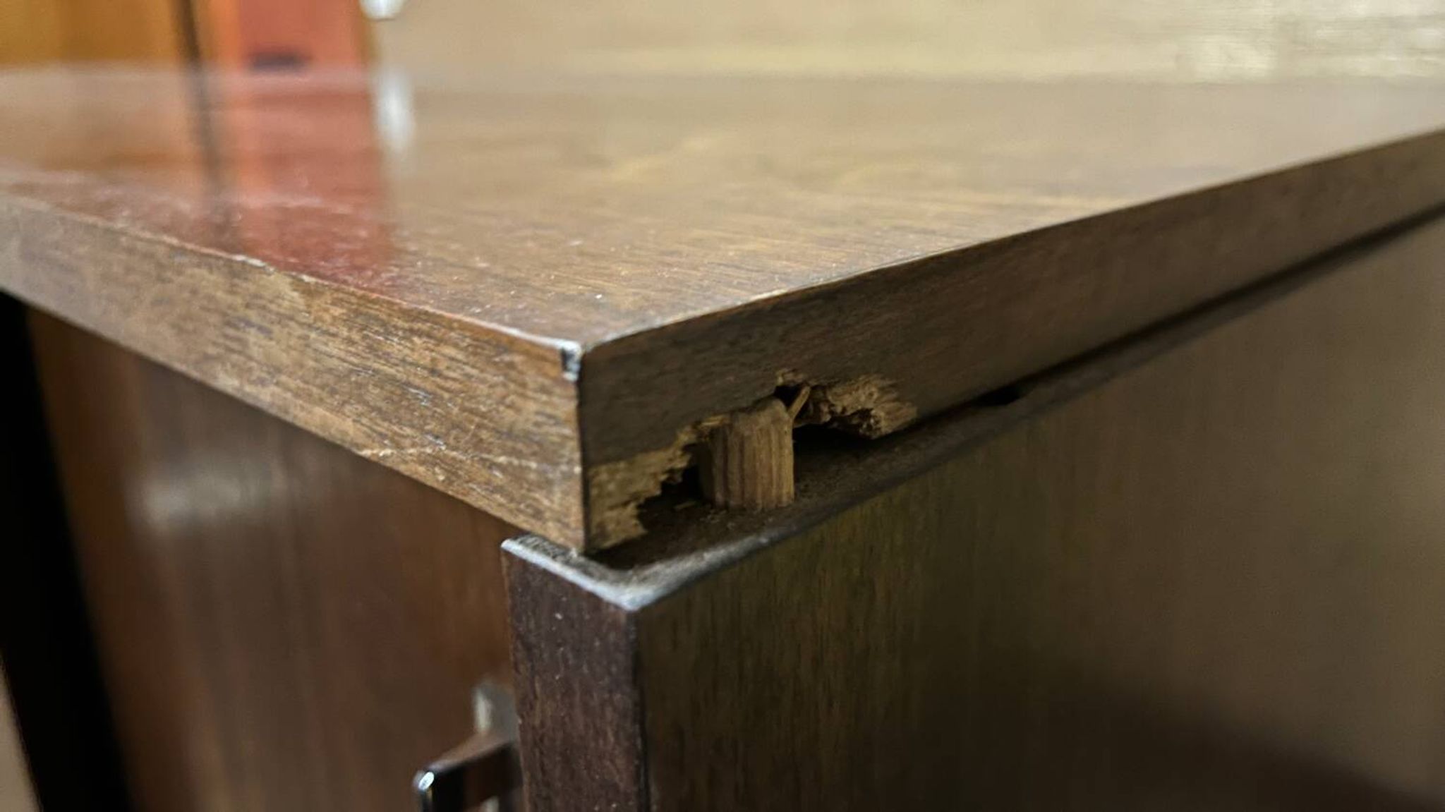 Vintage rosewood veneer sideboard 1980