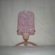 1960s crushed tripod bedside lamp