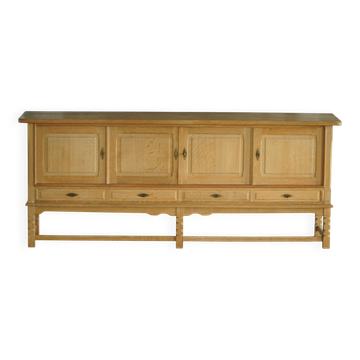 Buffet danois « Mid Century », style « Low Modern », en chêne, Henning Kjærnulf, années 1960