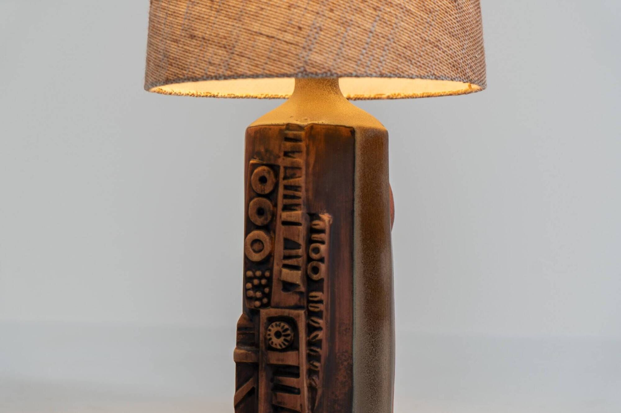 Sculptural “Kennegie” ceramic lamp by Peter Ellery for Tremaen