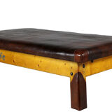 Leather gym table, 1930s