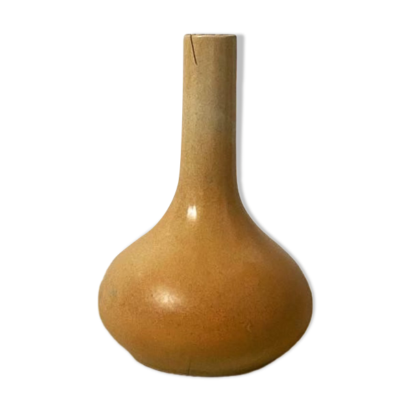 Vase à col long en grès