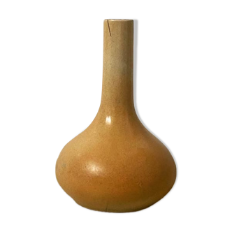 Stoneware long neck vase