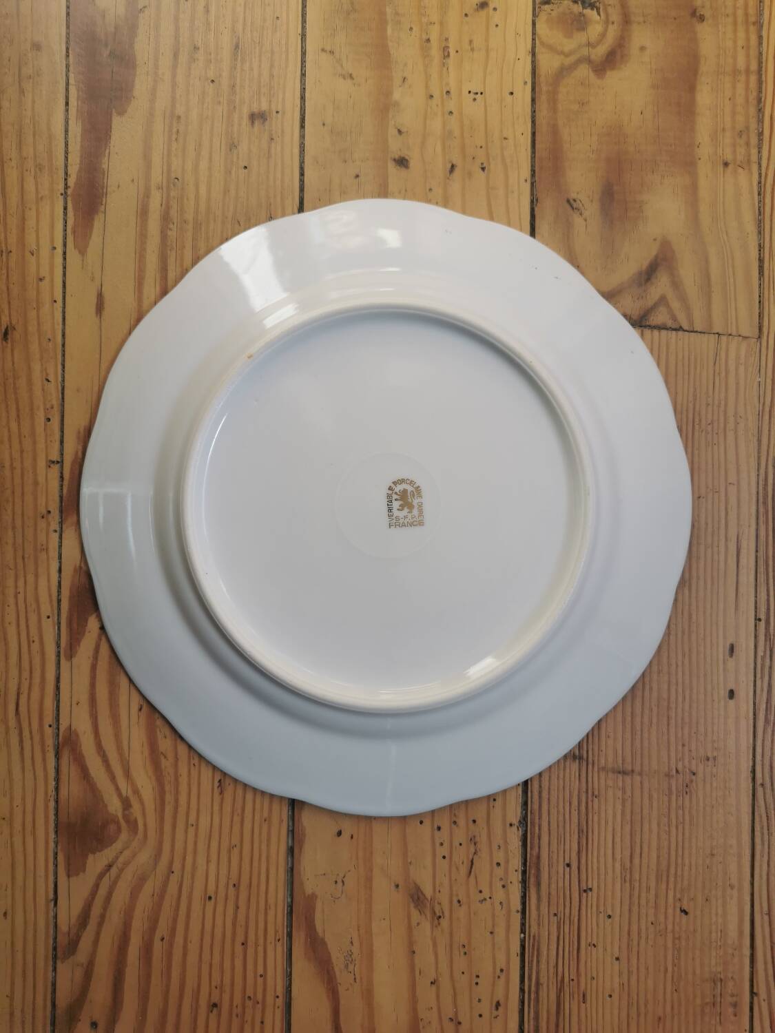 Old SFP porcelain dinner plates