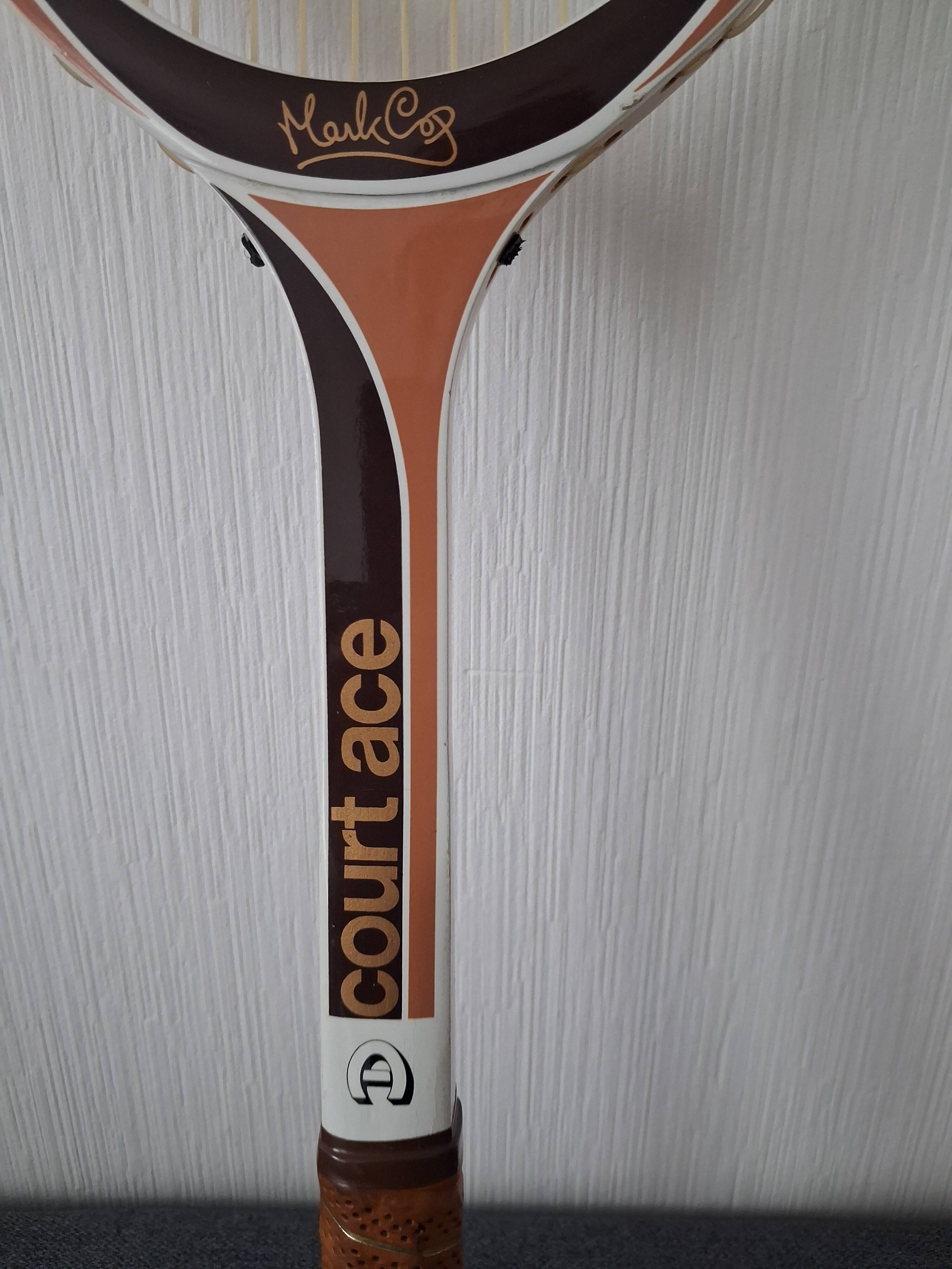 Dunlop Court Ace tennis racket Mark Cox