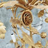 Golden cage chandelier