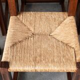Set of 12 Brutalist Dining Chairs