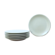 Set of 6 stoneware dessert plates
