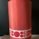 Lampe vintage rouge