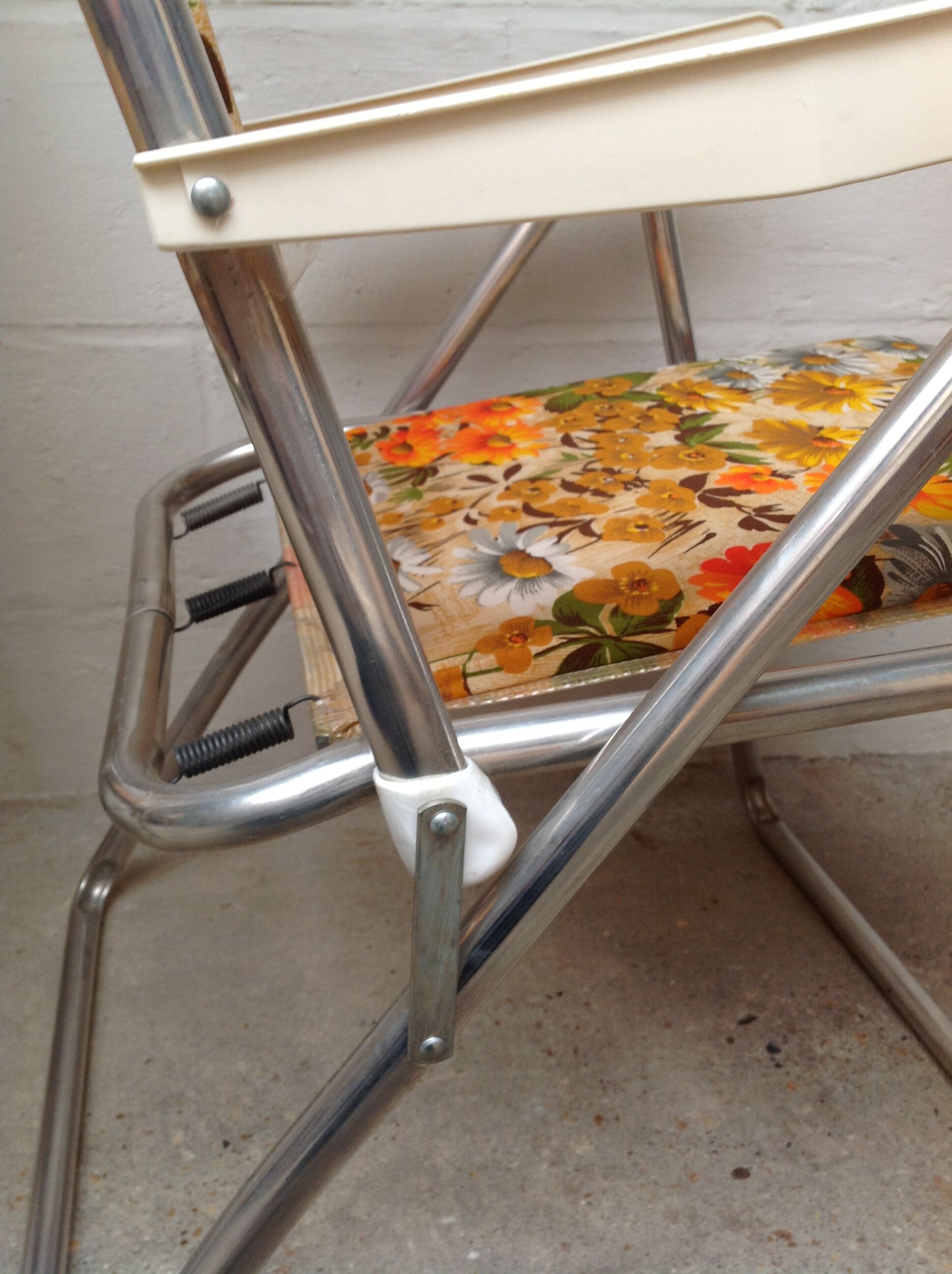Pair of kettler vintage folding chairs 70's