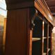 antique open bookcase