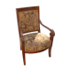 Walnut armchair from the Consulate period