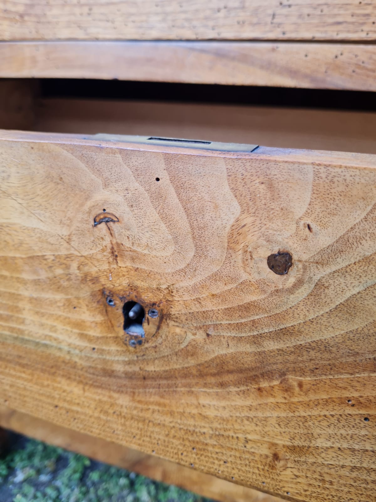 English dresser in solid walnut