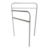 Bathroom towel rack in white lacquered metal