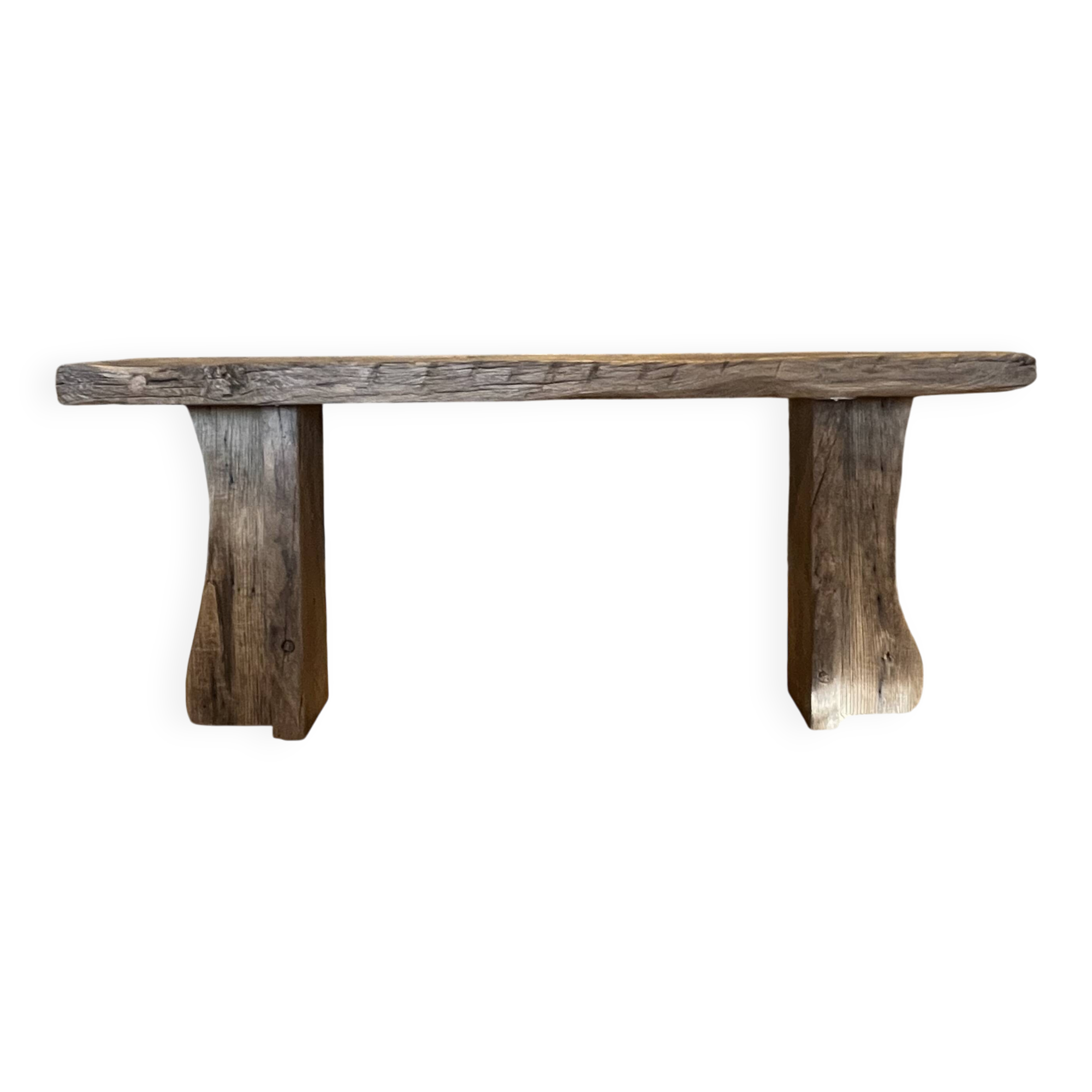 Console chêne massif ancien centenaire