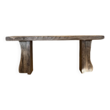 Console chêne massif ancien centenaire