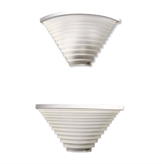 Pair of wall lamps egisto Angelo Mangiarotti