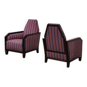 Paire de fauteuils Art