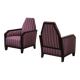 Paire de fauteuils Art Déco de l'École d'Amsterdam