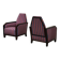 Paire de fauteuils Art Déco de l'École d'Amsterdam