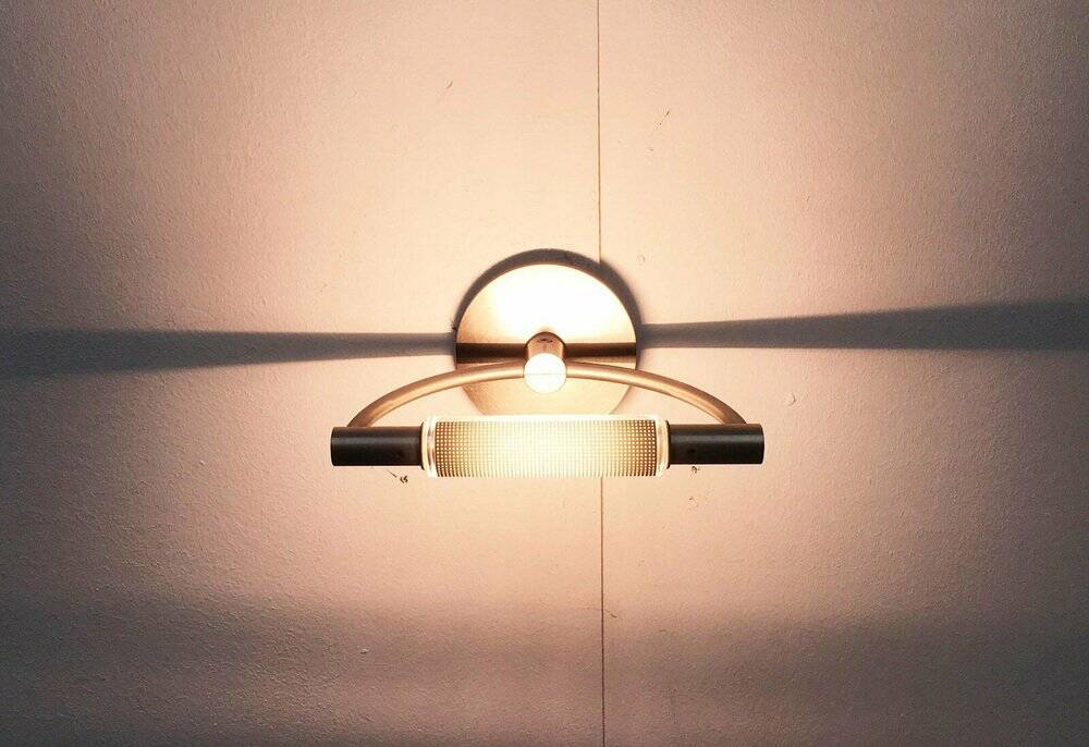 Mini Wall Lamp Model Gradi Postmodern Italian Vintage by Franco Bettonica and Mario Melocchi for Cini & Nils, 1990s