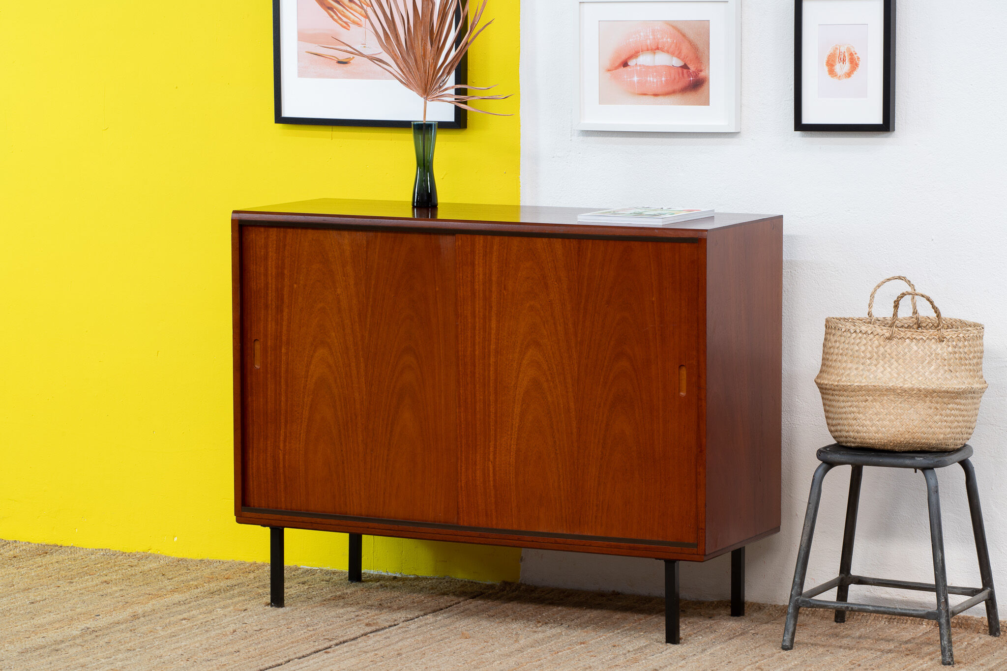 Vintage Scandinavian Enfilade – 122 cm