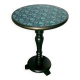 Vintage pedestal table restyled