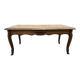 Louis XV style coffee table in cherry wood.
