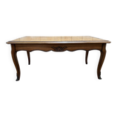 Table basse de style Louis XV en merisier