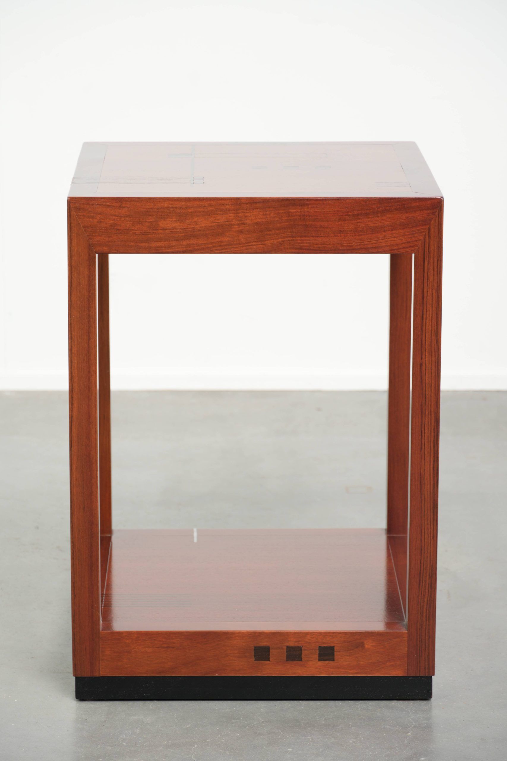 Special tall square Art Deco  design side table