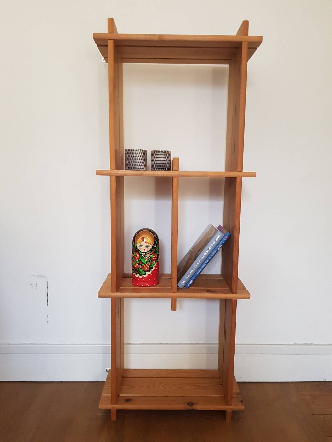 Console Murale Vintage en Bois, Danemark, 1960s