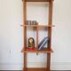 Vintage Wooden Wall Console, Denmark, 1960s