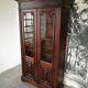 Vitrine en chêne bibliothèque  vers 1900