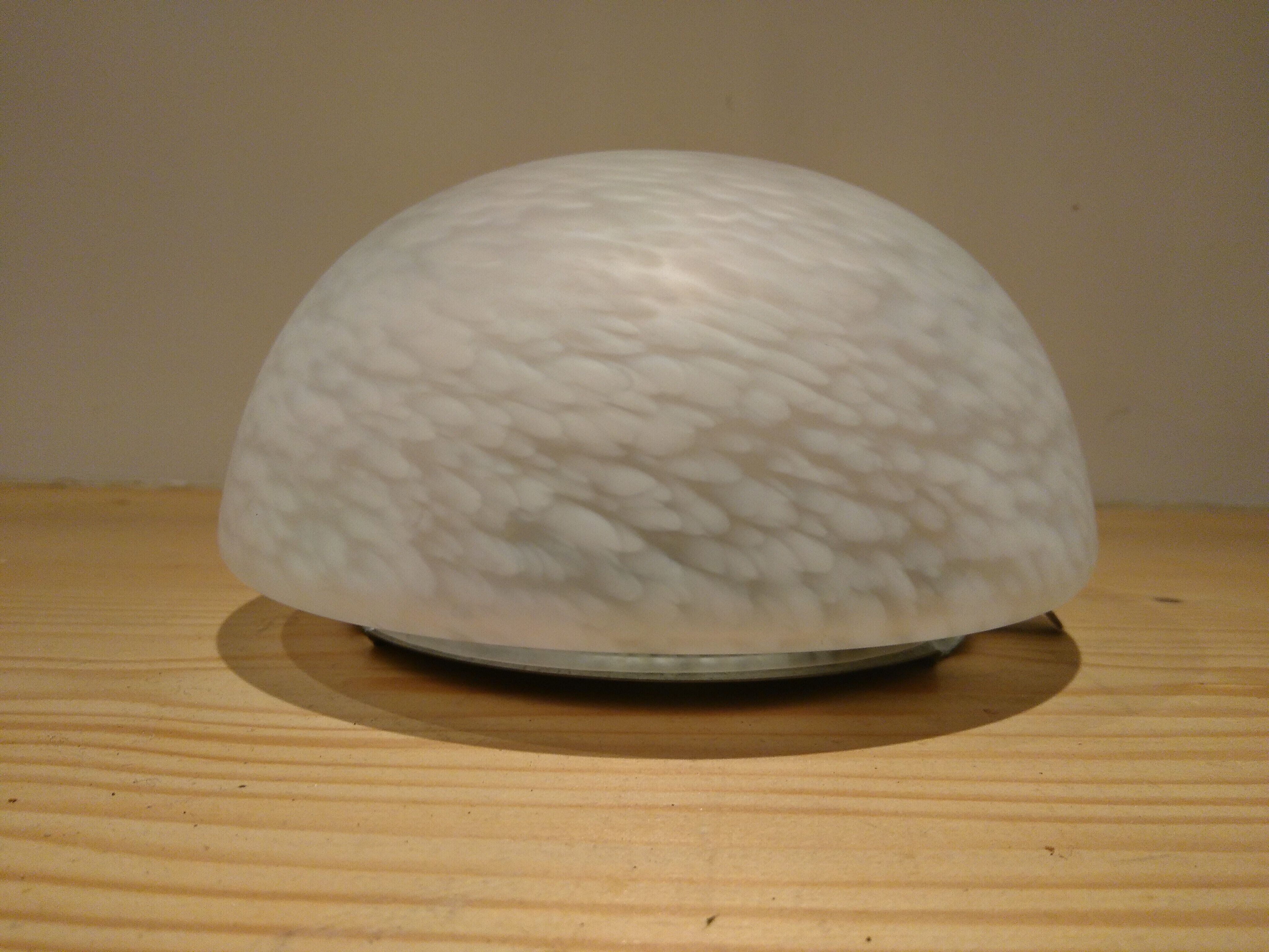 Speckled glass ceiling