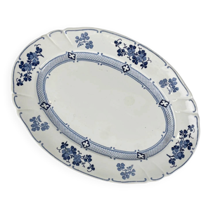 Grand plat ovale Terre