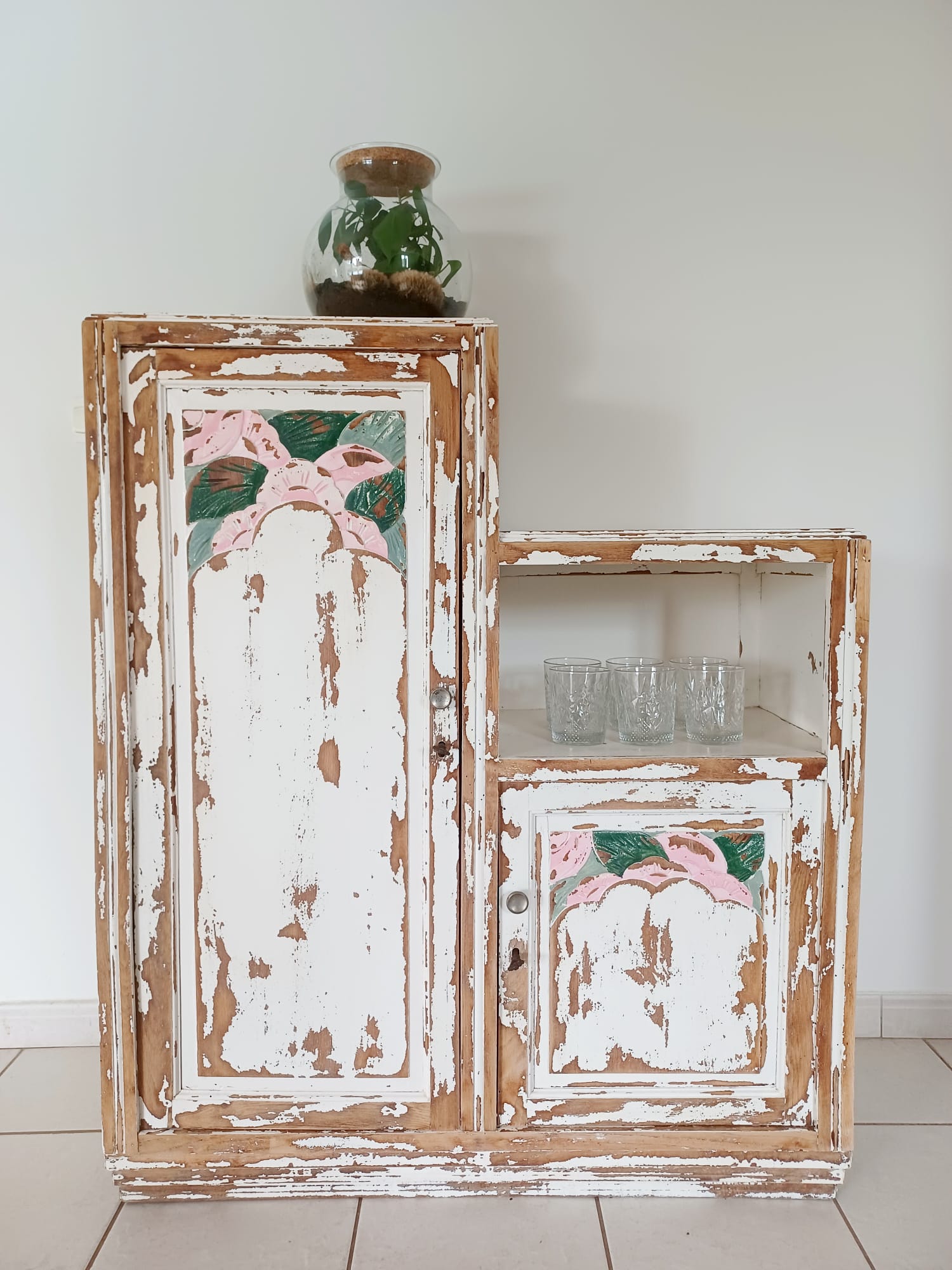 Asymmetrical Parisian art-deco wardrobe