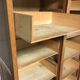 Meuble classeur à rideaux de notaire chêne