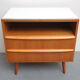 Chest of drawers in cherrywood and formica 1950