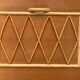 Rattan wardrobe with tapered legs from the 1960s.
