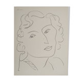 Henri Matisse: Young Girl with a Wry Smile, signed lithograph