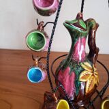 Vintage ceramic liqueur set
