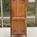 Louis XV solid oak boarding school wardrobe with rod
