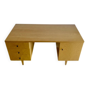 Bureau vintage scandinave - chene dore