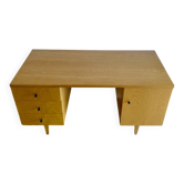 Bureau vintage scandinave 1960 chene dore